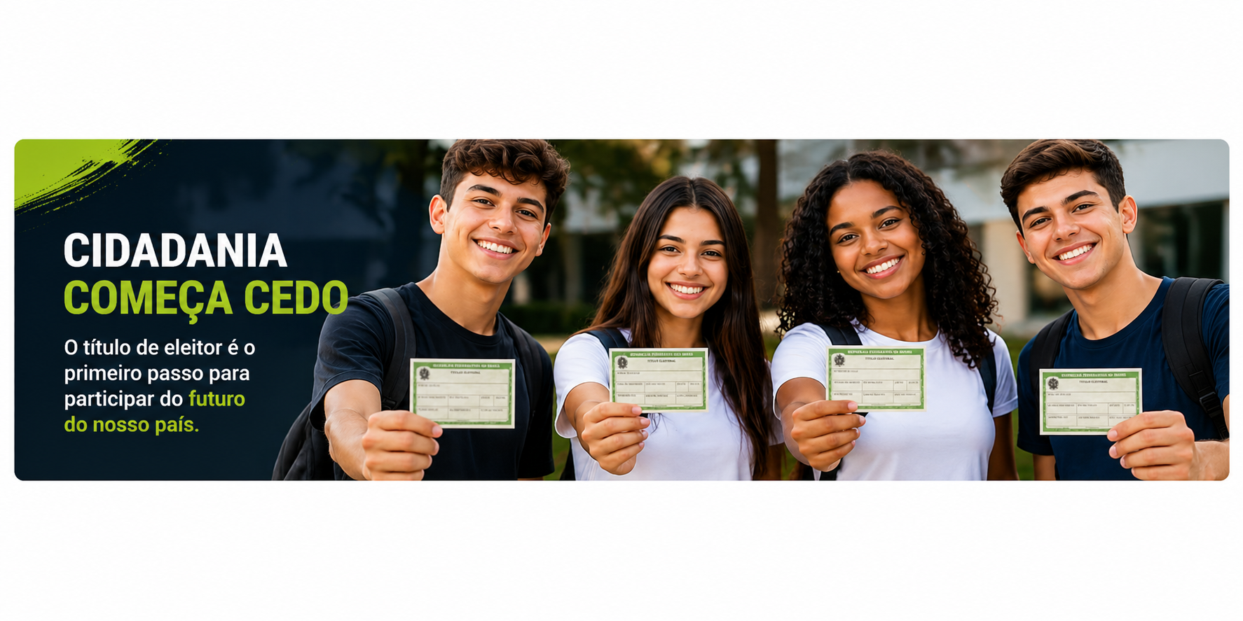 Importância do título de eleitor para jovens: cidadania começa cedo